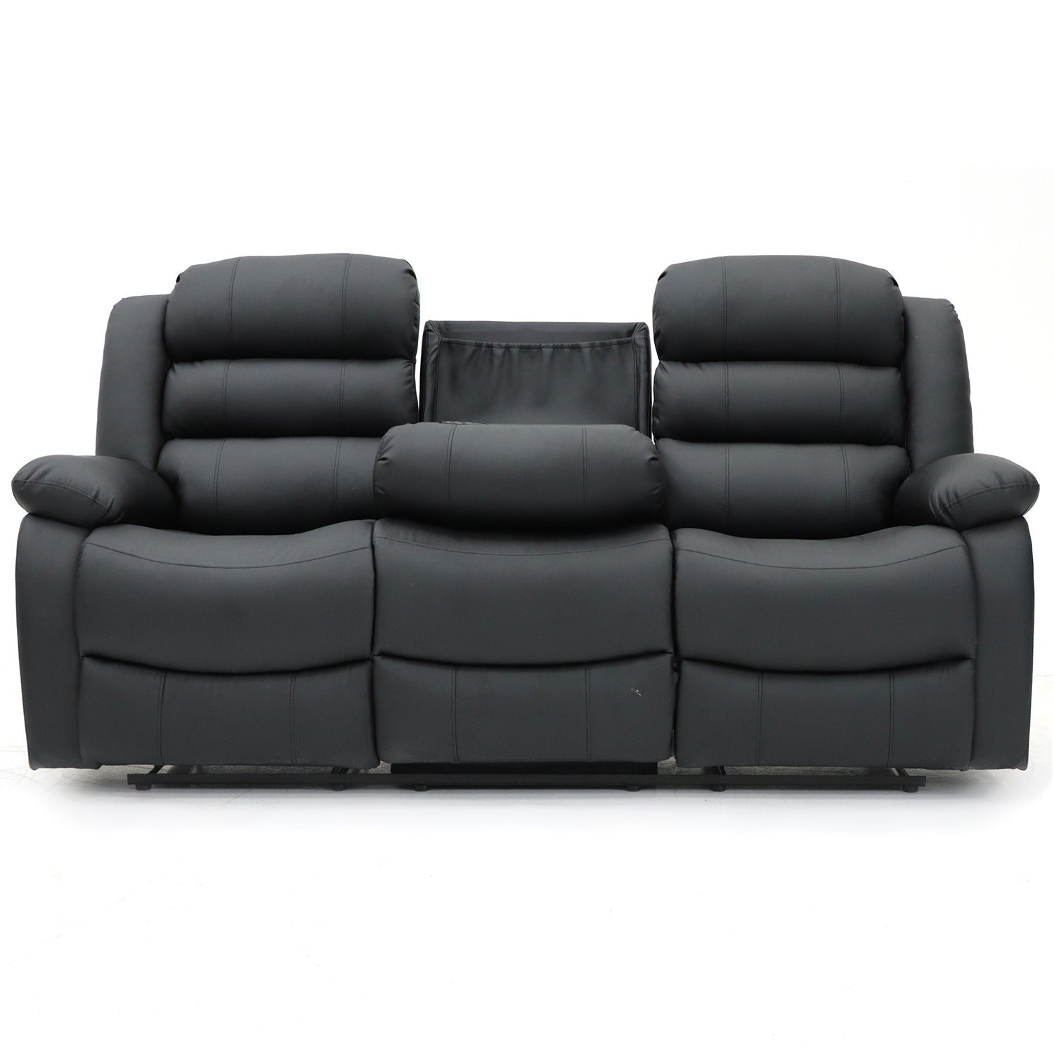 Classic Leather Recliner Sofa - Timeless Elegance and Unbeatable Comfort