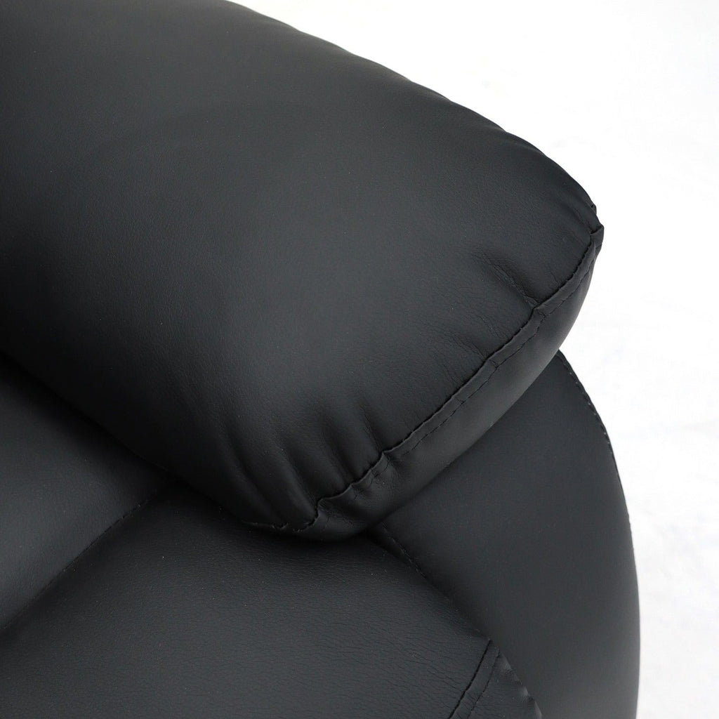 Classic Leather Recliner Sofa - Timeless Elegance and Unbeatable Comfort