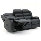 Classic Leather Recliner Sofa - Timeless Elegance and Unbeatable Comfort
