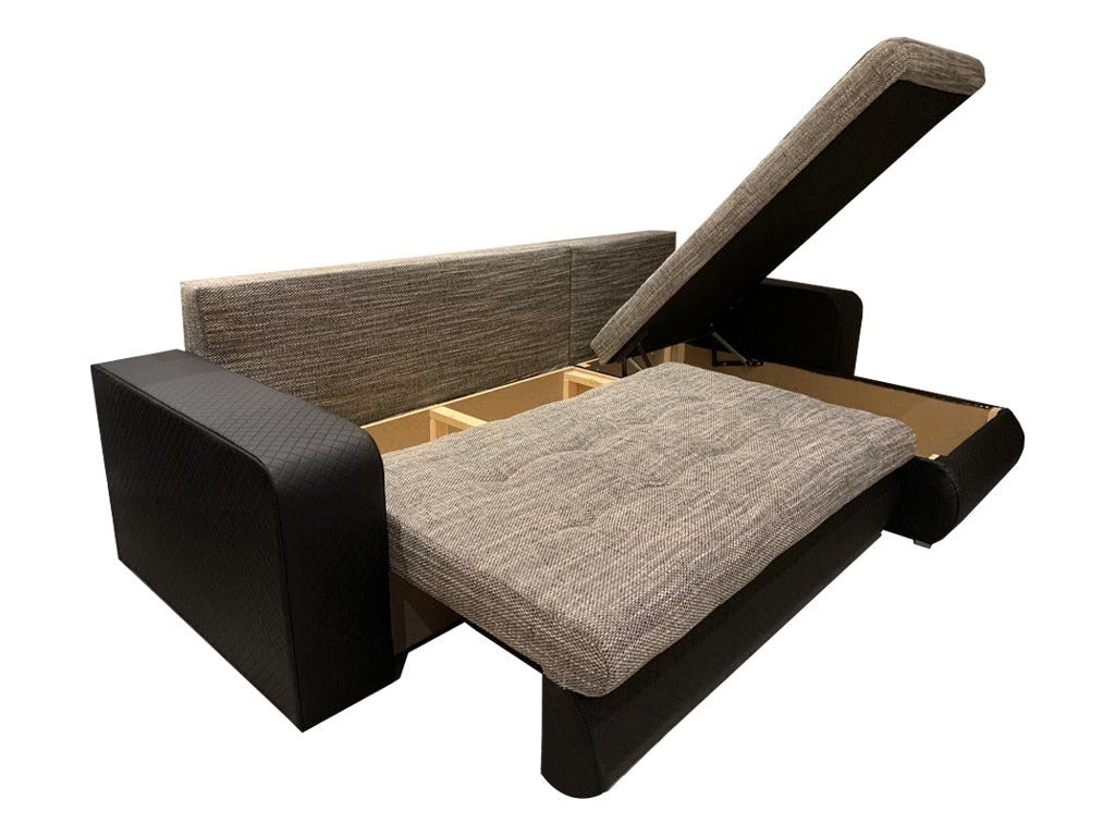 Berlin Stylish and Functional Corner Sofa Bed with Storage