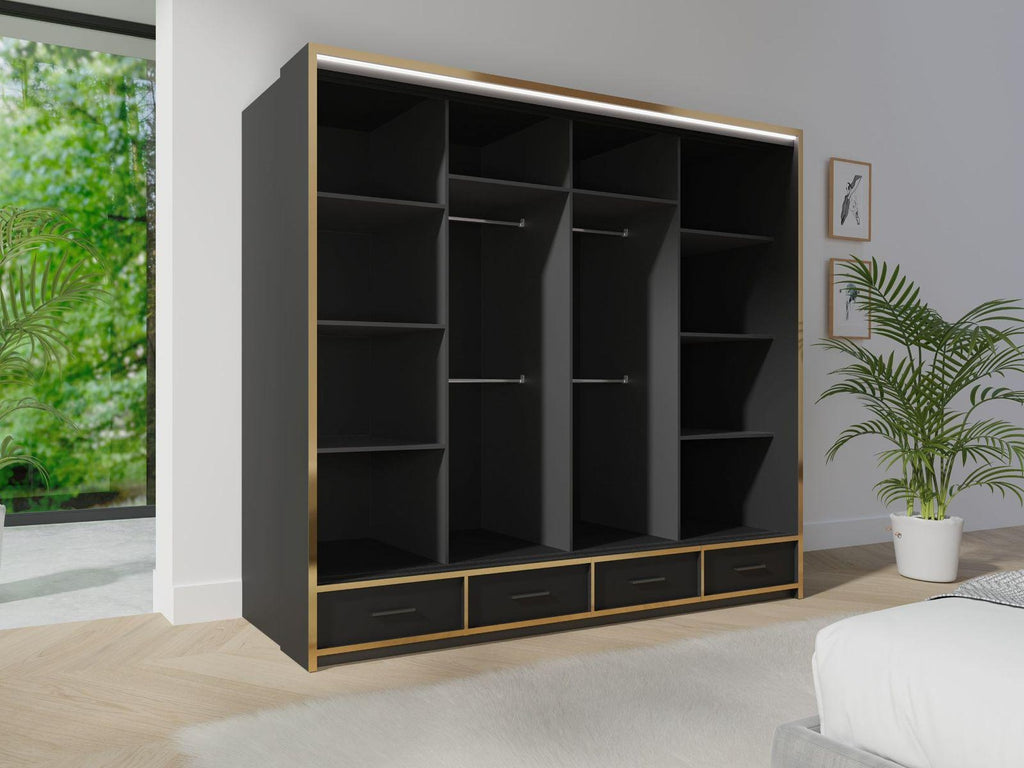 Camden High Gloss Wardrobe