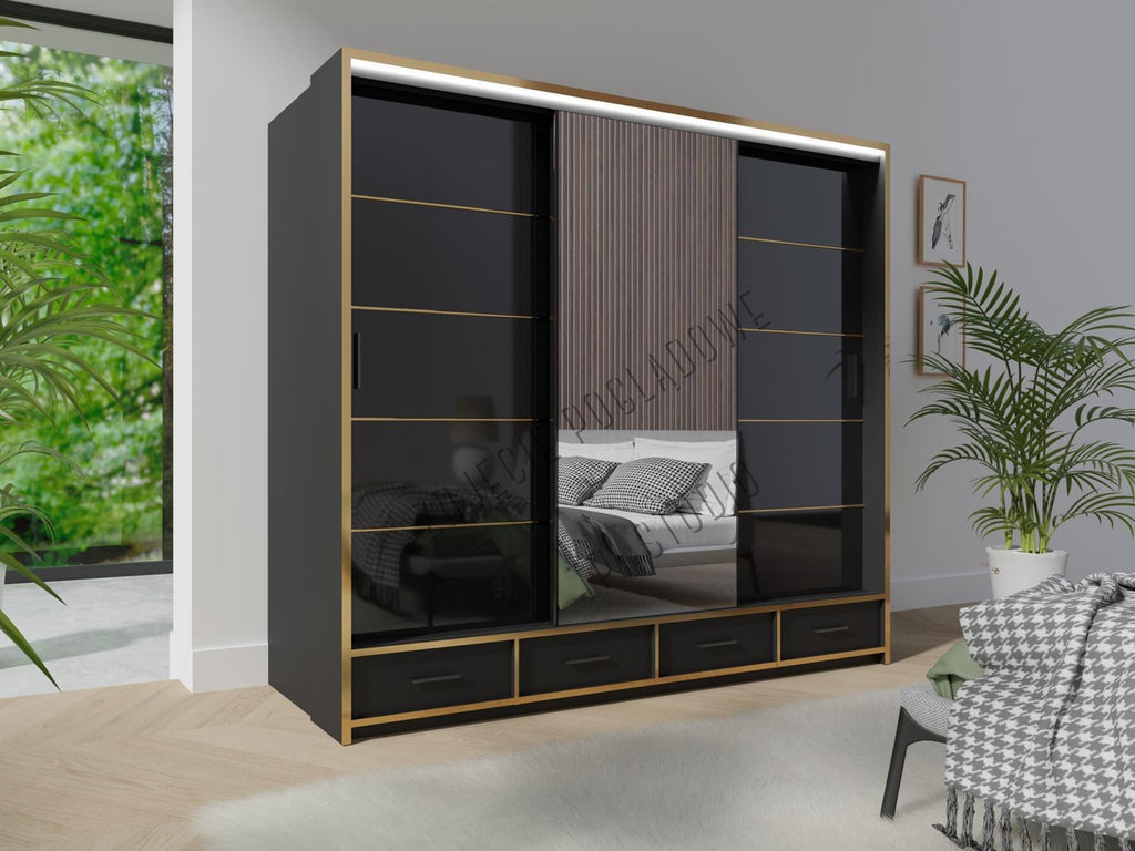 Camden High Gloss Wardrobe