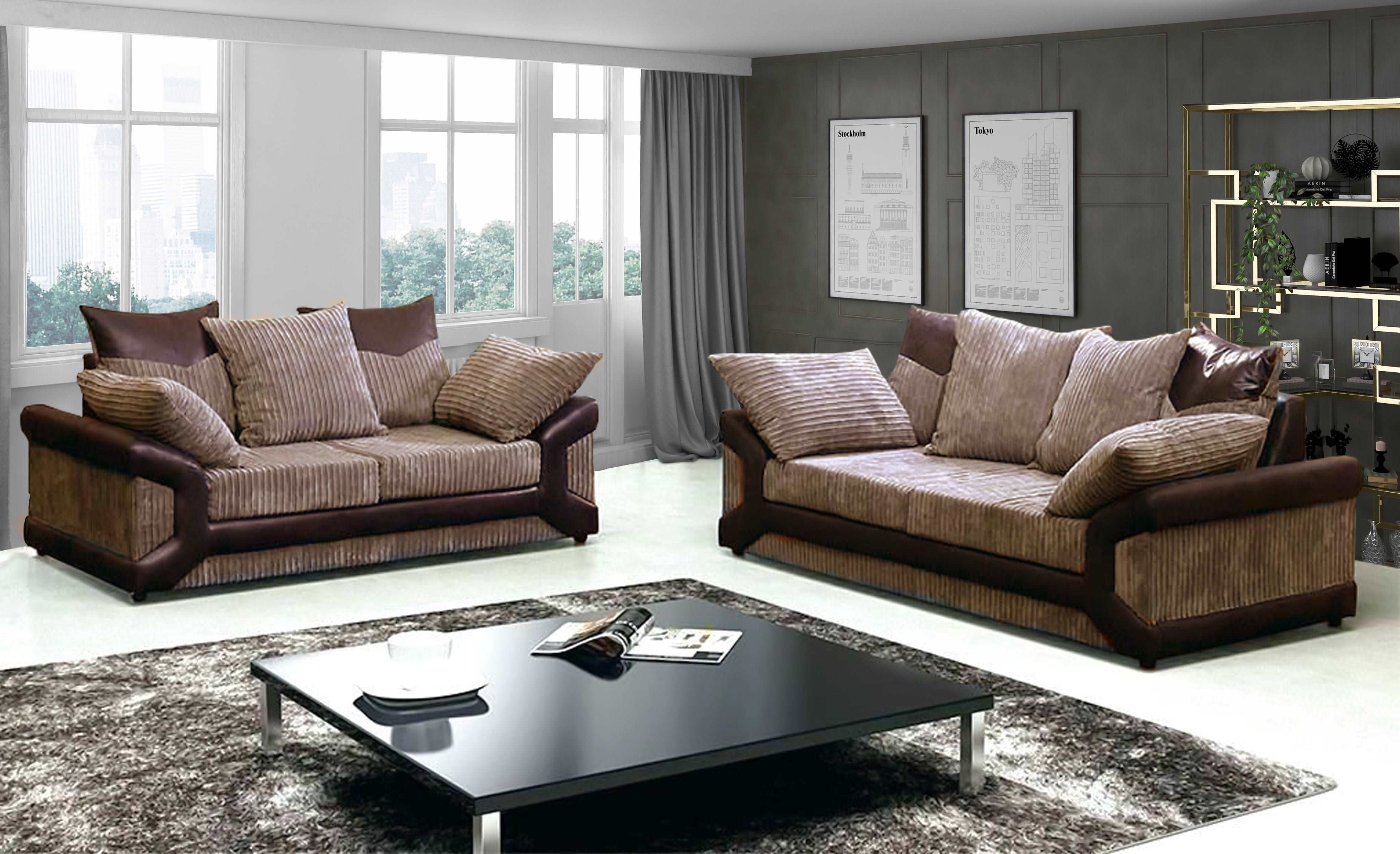 Dino 3+2 Seater Sofa Set