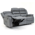 Classic Leather Recliner Sofa - Timeless Elegance and Unbeatable Comfort