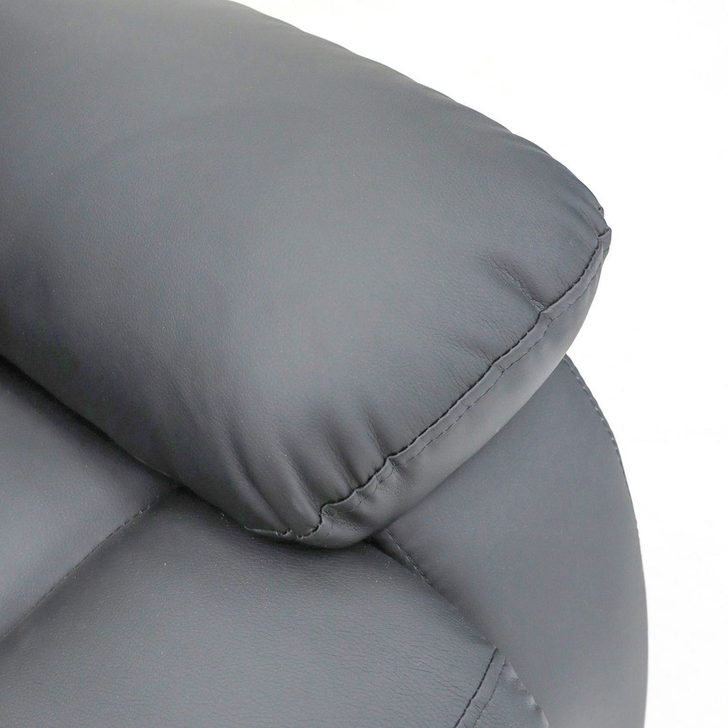 Classic Leather Recliner Sofa - Timeless Elegance and Unbeatable Comfort