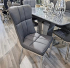 Astra Dining Table with 6 Grace Chairs