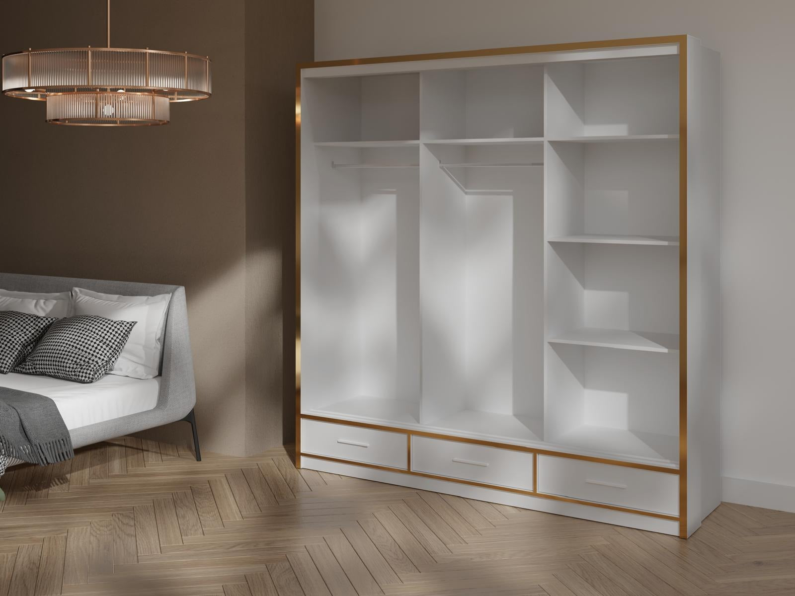 Camden High Gloss Wardrobe